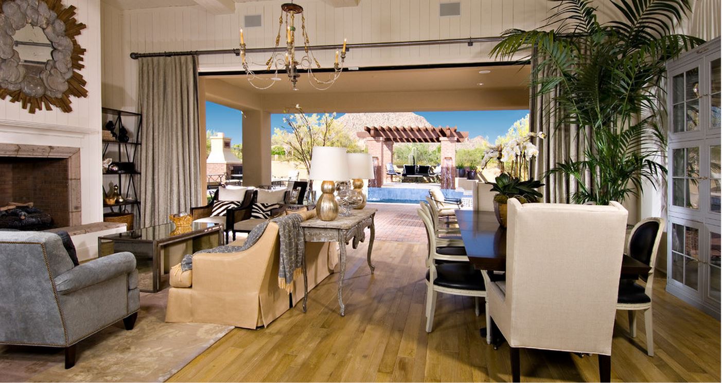 Family room in Scottsdale home