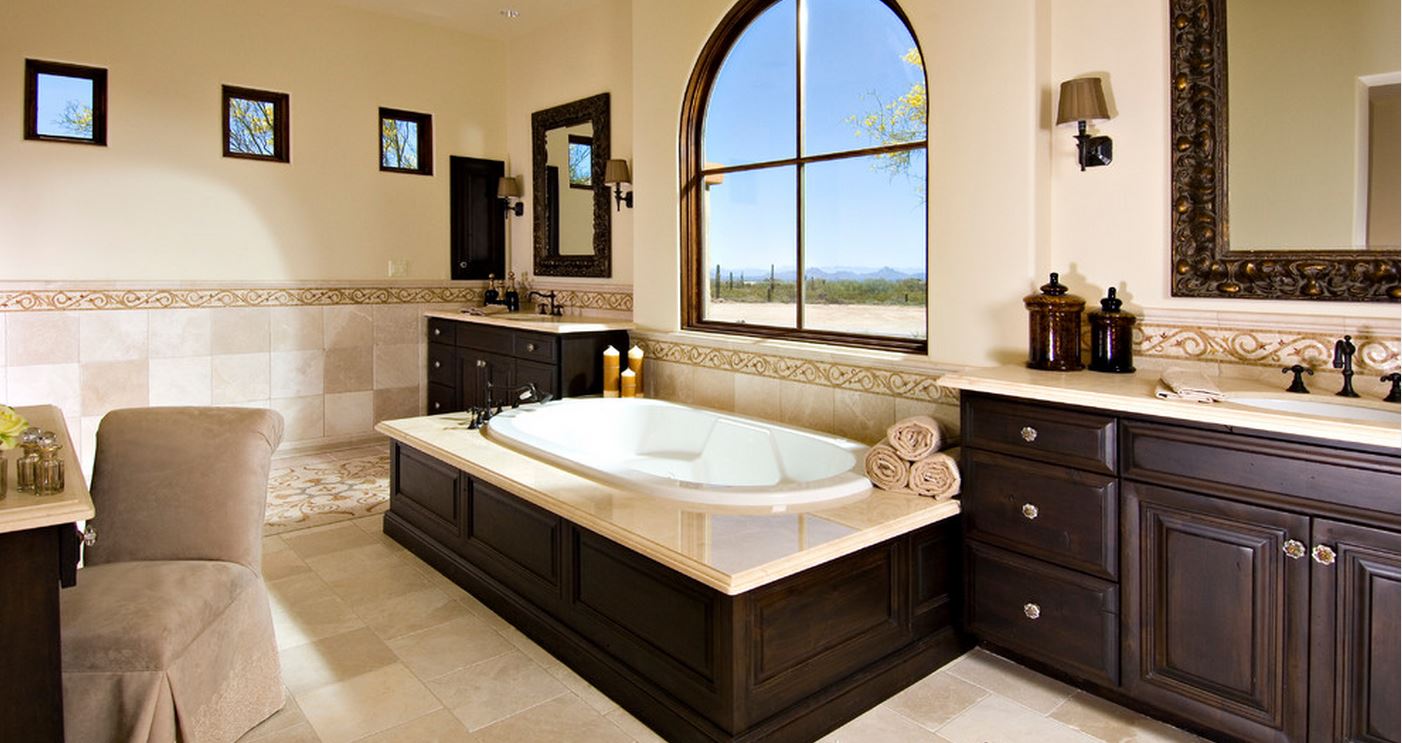 Master bathroom of Scottsdale home